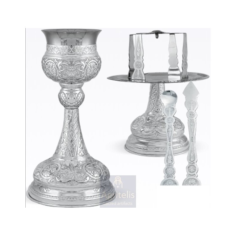 Chalice set, Gold Plated Chalice, Enameled Chalice, Agritelis, Church Supplies, ieraskevi.com