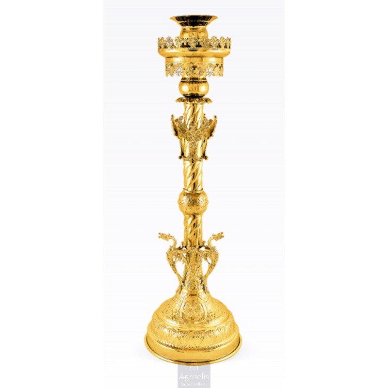 Candlestick Altar Gold Plated