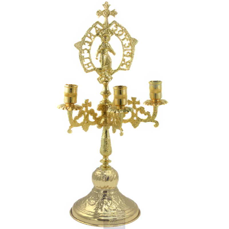 3-Candle, Resurrection Candlestick, ieraskevi.com