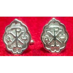 Solid Silver Cufflink, Christian Cufflink, Agritelis Sacred Artifacts Church Supplies