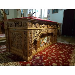 Holy Altar, Christian Orthodox Altar, Woodcraft, Oak, ieraskevi.com, Agritelis, Church Supplies