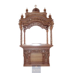 Holy Altar, Christian Orthodox Altar, Woodcraft, Oak, ieraskevi.com, Agritelis, Church Supplies