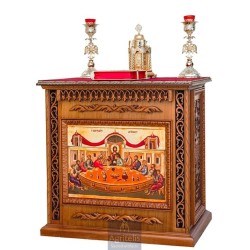 Holy Altar, Christian Orthodox Altar, Woodcraft, Oak, ieraskevi.com, Agritelis, Church Supplies