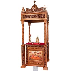 Holy Altar, Christian Orthodox Altar, Woodcraft, Oak, ieraskevi.com, Agritelis, Church Supplies