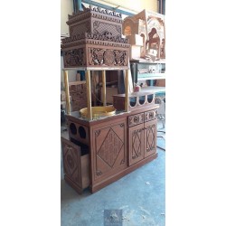 Candelabrum, Christian Orthodox Altar, Woodcraft, Oak, ieraskevi.com, Agritelis, Church Supplies