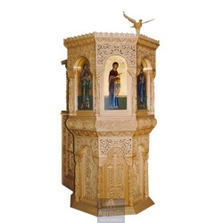 Amvon, Christian Orthodox Altar, Woodcraft, Oak, ieraskevi.com, Agritelis, Church Supplies