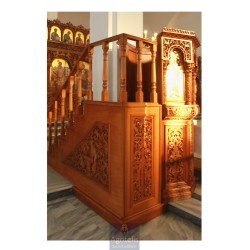 Amvon, Christian Orthodox Altar, Woodcraft, Oak, ieraskevi.com, Agritelis, Church Supplies