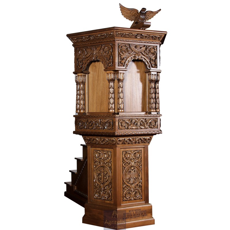 Amvon, Christian Orthodox Altar, Woodcraft, Oak, ieraskevi.com, Agritelis, Church Supplies