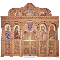 Iconostasi, Templo, Christian Orthodox Altar, Woodcraft, Linden, ieraskevi.com, Agritelis, Church Supplies