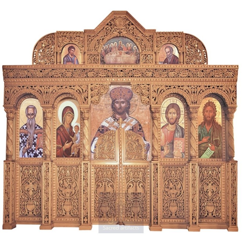 Iconostasi, Templo, Christian Orthodox Altar, Woodcraft, Linden, ieraskevi.com, Agritelis, Church Supplies