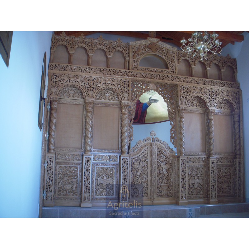 Iconostasi, Templo, Christian Orthodox Altar, Woodcraft, Linden, ieraskevi.com, Agritelis, Church Supplies