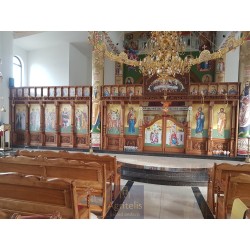 Iconostasi, Templo, Christian Orthodox Altar, Woodcraft, Linden, ieraskevi.com, Agritelis, Church Supplies