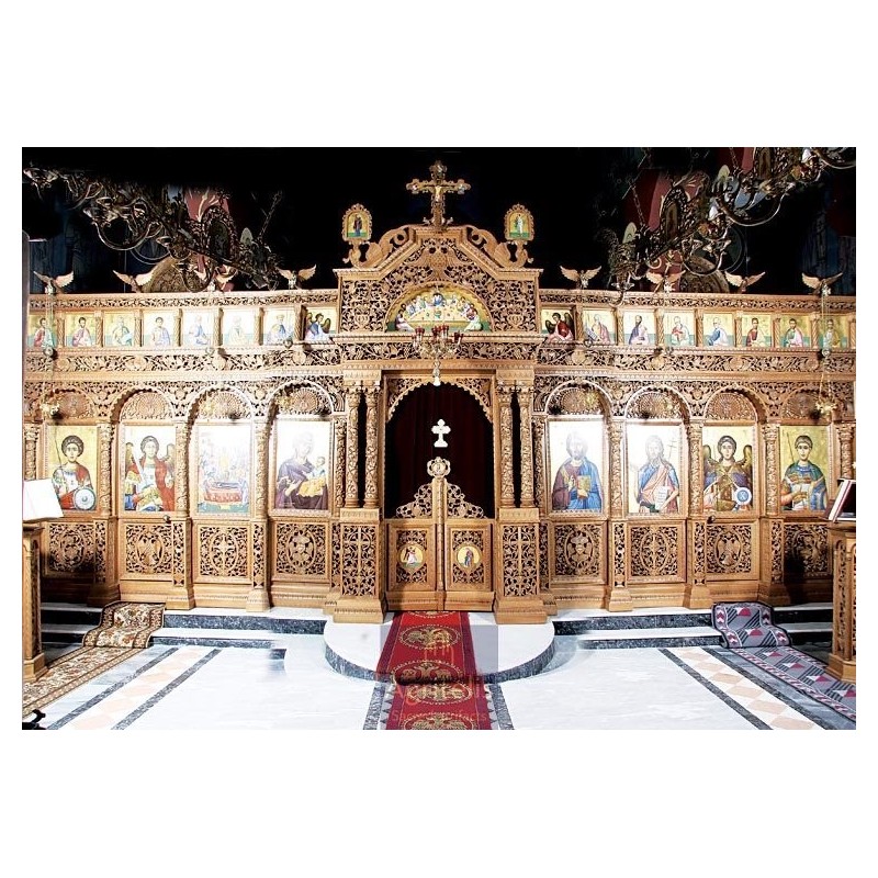 Iconostasi, Templo, Christian Orthodox Altar, Woodcraft, Linden, ieraskevi.com, Agritelis, Church Supplies