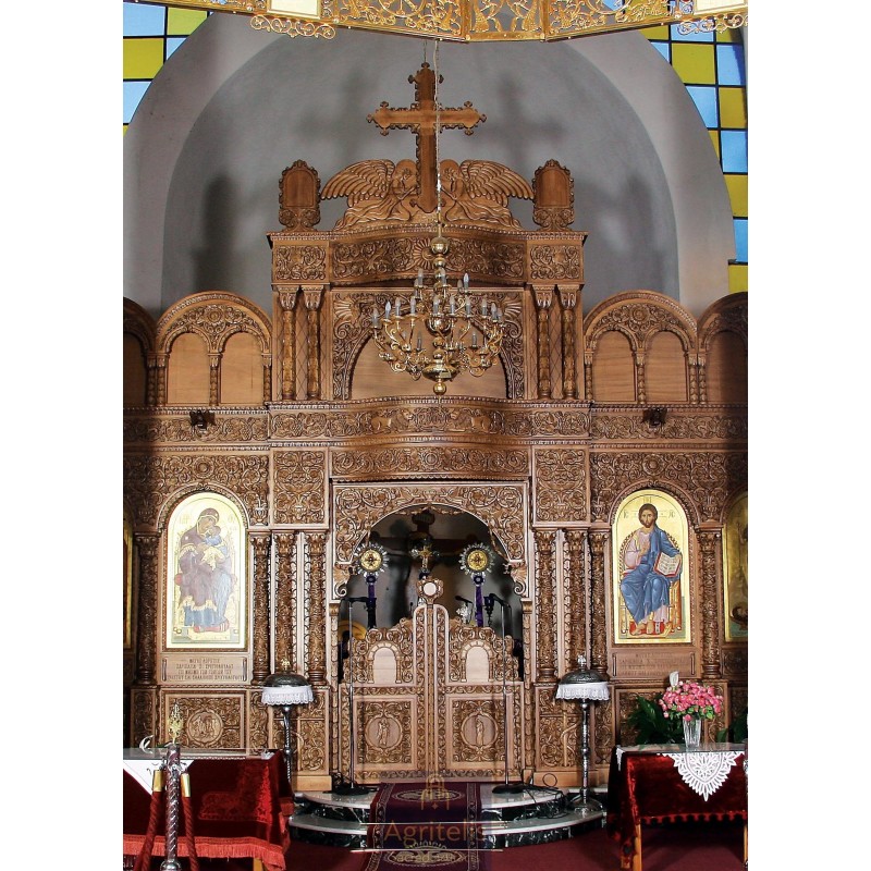 Iconostasi, Templo, Christian Orthodox Altar, Woodcraft, Linden, ieraskevi.com, Agritelis, Church Supplies