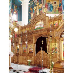 Iconostasi, Templo, Christian Orthodox Altar, Woodcraft, Linden, ieraskevi.com, Agritelis, Church Supplies