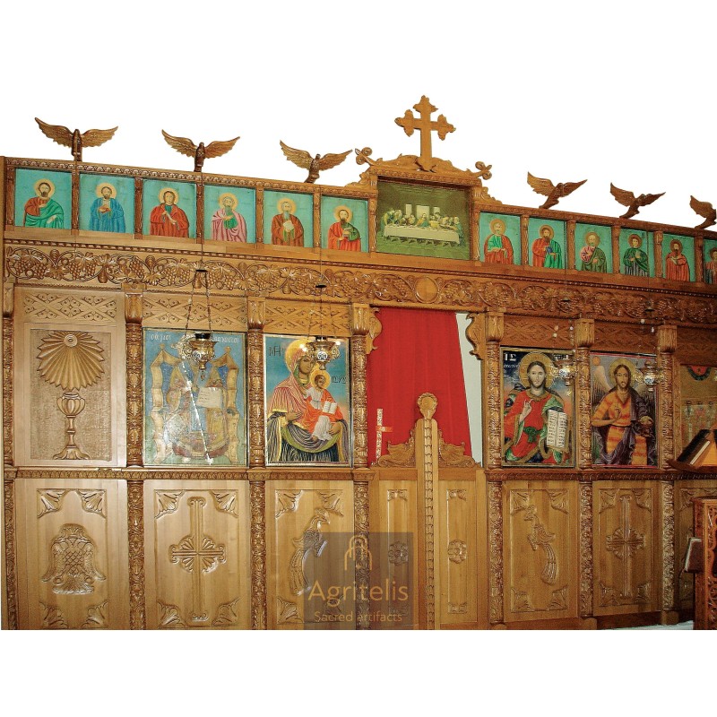 Iconostasi, Templo, Christian Orthodox Altar, Woodcraft, Linden, ieraskevi.com, Agritelis, Church Supplies