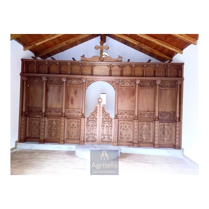 Iconostasi, Templo, Christian Orthodox Altar, Woodcraft, Linden, ieraskevi.com, Agritelis, Church Supplies