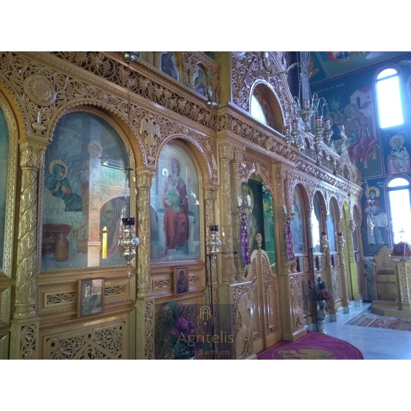 Iconostasi, Templo, Christian Orthodox Altar, Woodcraft, Linden, ieraskevi.com, Agritelis, Church Supplies