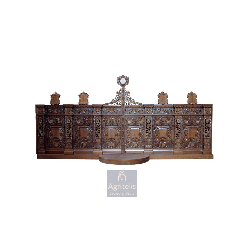 Soleas Christian Orthodox Altar, Woodcraft, Linden, ieraskevi.com, Agritelis, Church Supplies