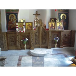 Soleas Christian Orthodox Altar, Woodcraft, Linden, ieraskevi.com, Agritelis, Church Supplies