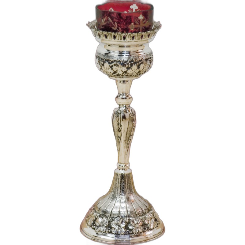 Altar vigil Lamp Solid Silver, Agritelis, ieraskevi.com