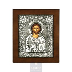 Silver Icon, Agritelis Sacred Artifacts, ieraskevi.com, Christ