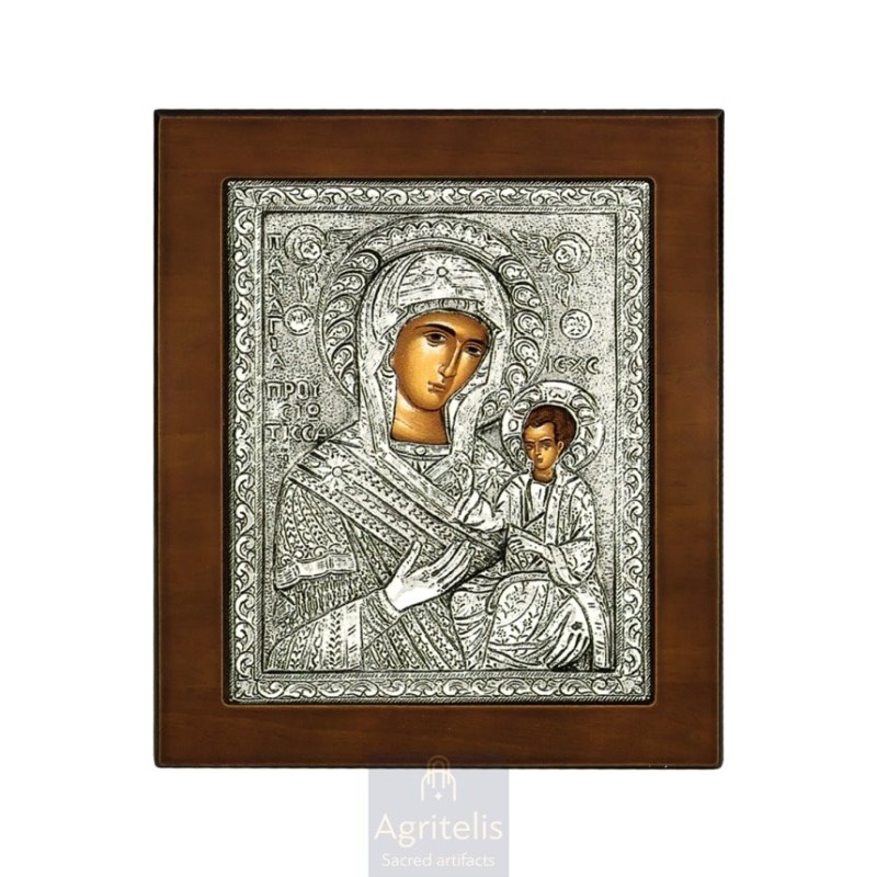 Silver Icon, Agritelis Sacred Artifacts, ieraskevi.com, Our Father with Gildings