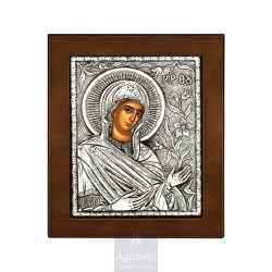 Silver Icon, Agritelis Sacred Artifacts, ieraskevi.com, Panagia the Supplicant