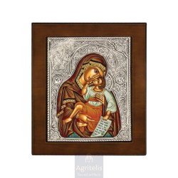 Silver Icon, Agritelis Sacred Artifacts, ieraskevi.com, Panagia the Supplicant