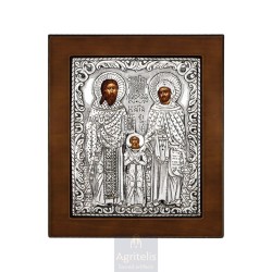 Silver Icon, Agritelis Sacred Artifacts, ieraskevi.com, Panagia Amolyntos