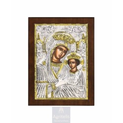 Silver Icon, Agritelis Sacred Artifacts, ieraskevi.com,  Virgin Mary the Expectant 23 x 17cm