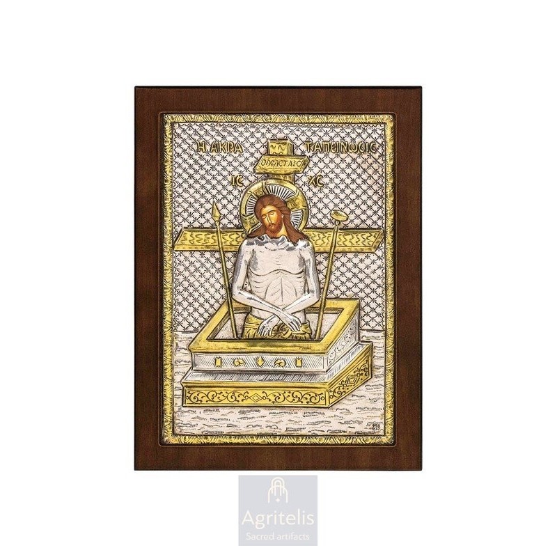 Silver Icon, Agritelis Sacred Artifacts, ieraskevi.com,  Virgin Mary the Expectant 23 x 17cm