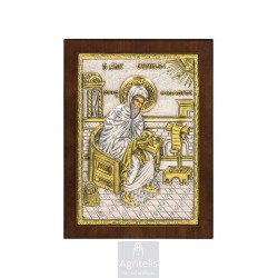 Silver Icon, Agritelis Sacred Artifacts, ieraskevi.com,  Virgin Mary the Expectant 23 x 17cm