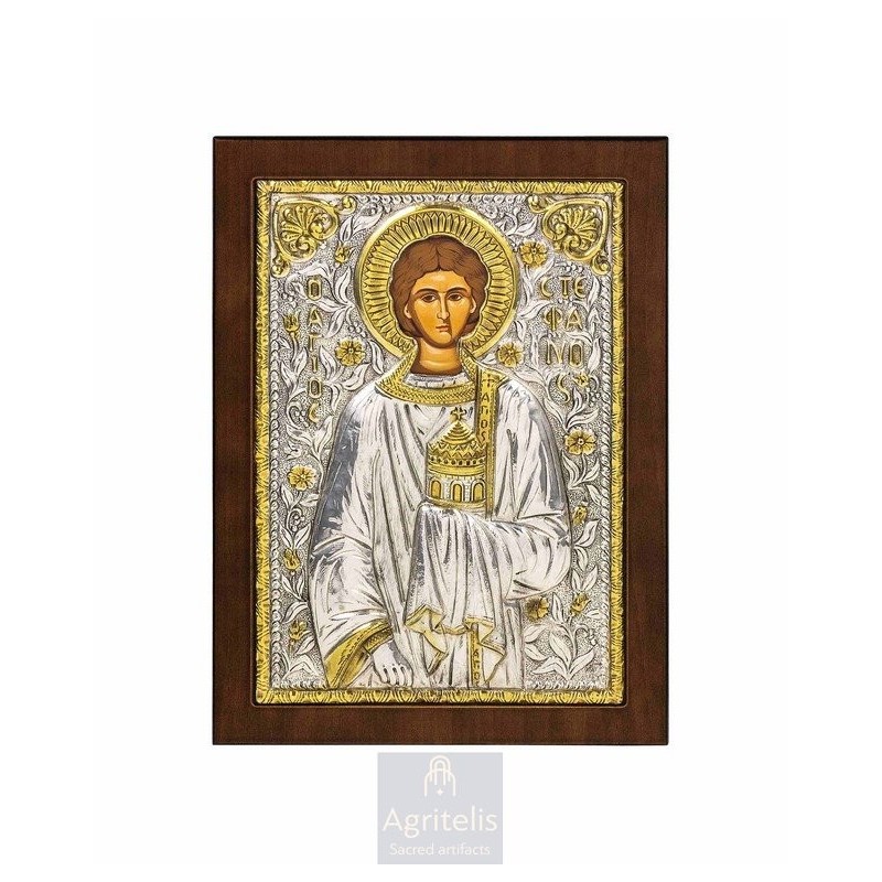 Silver Icon, Agritelis Sacred Artifacts, ieraskevi.com,  Virgin Mary the Expectant 23 x 17cm