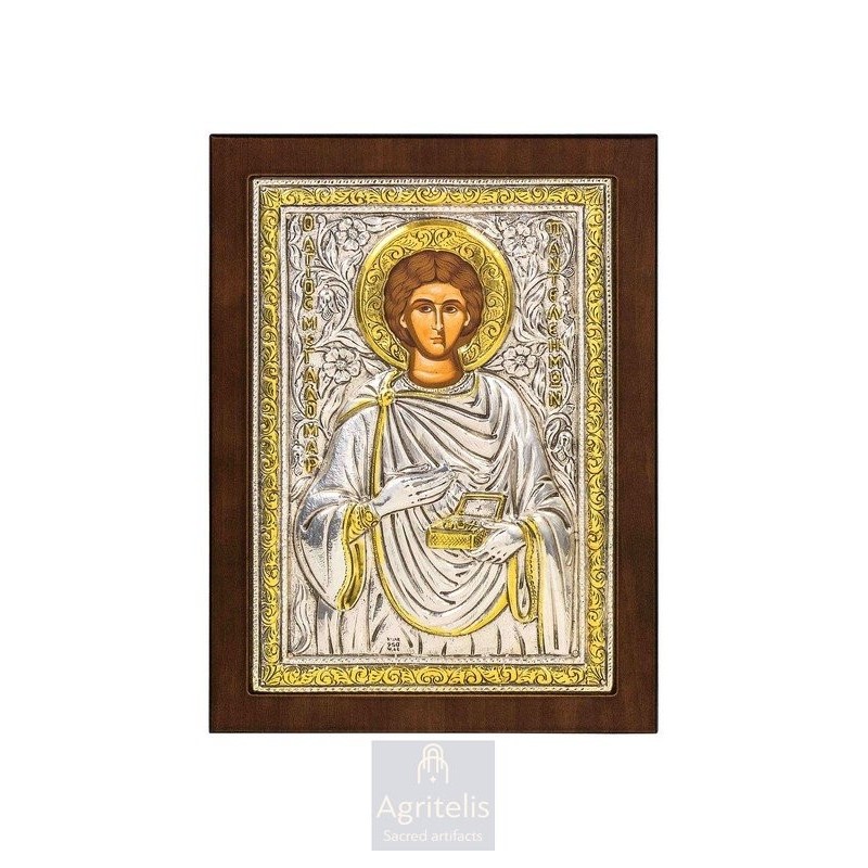 Silver Icon, Agritelis Sacred Artifacts, ieraskevi.com,  Virgin Mary the Expectant 23 x 17cm