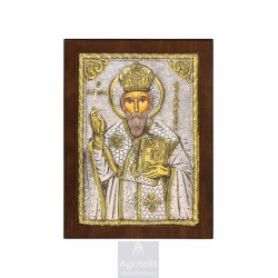 Silver Icon, Agritelis Sacred Artifacts, ieraskevi.com,  Virgin Mary the Expectant 23 x 17cm