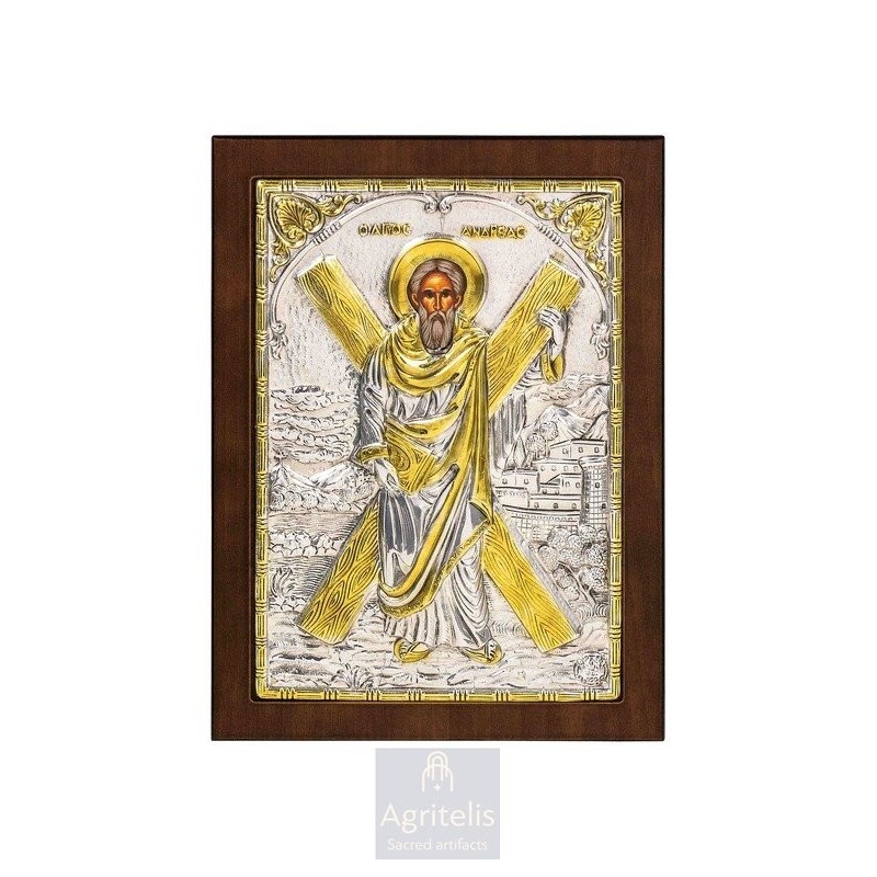 Silver Icon, Agritelis Sacred Artifacts, ieraskevi.com,  Virgin Mary the Expectant 23 x 17cm