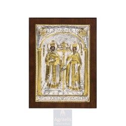 Silver Icon, Agritelis Sacred Artifacts, ieraskevi.com,  Virgin Mary the Expectant 23 x 17cm