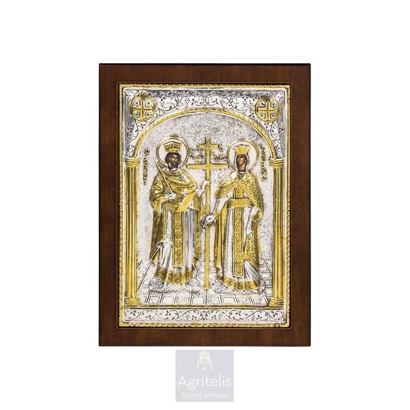 Silver Icon, Agritelis Sacred Artifacts, ieraskevi.com,  Virgin Mary the Expectant 23 x 17cm