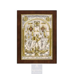 Silver Icon, Agritelis Sacred Artifacts, ieraskevi.com,  Virgin Mary the Expectant 23 x 17cm