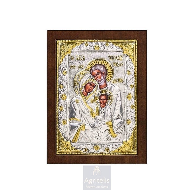 Silver Icon, Agritelis Sacred Artifacts, ieraskevi.com,  Virgin Mary the Expectant 23 x 17cm