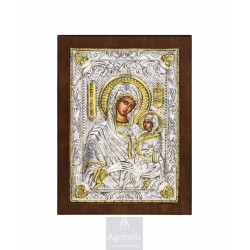 Silver Icon, Agritelis Sacred Artifacts, ieraskevi.com,  Virgin Mary the Expectant 23 x 17cm