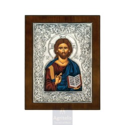 Silver Icon, Agritelis Sacred Artifacts, ieraskevi.com,  Virgin Mary the Expectant 23 x 17cm