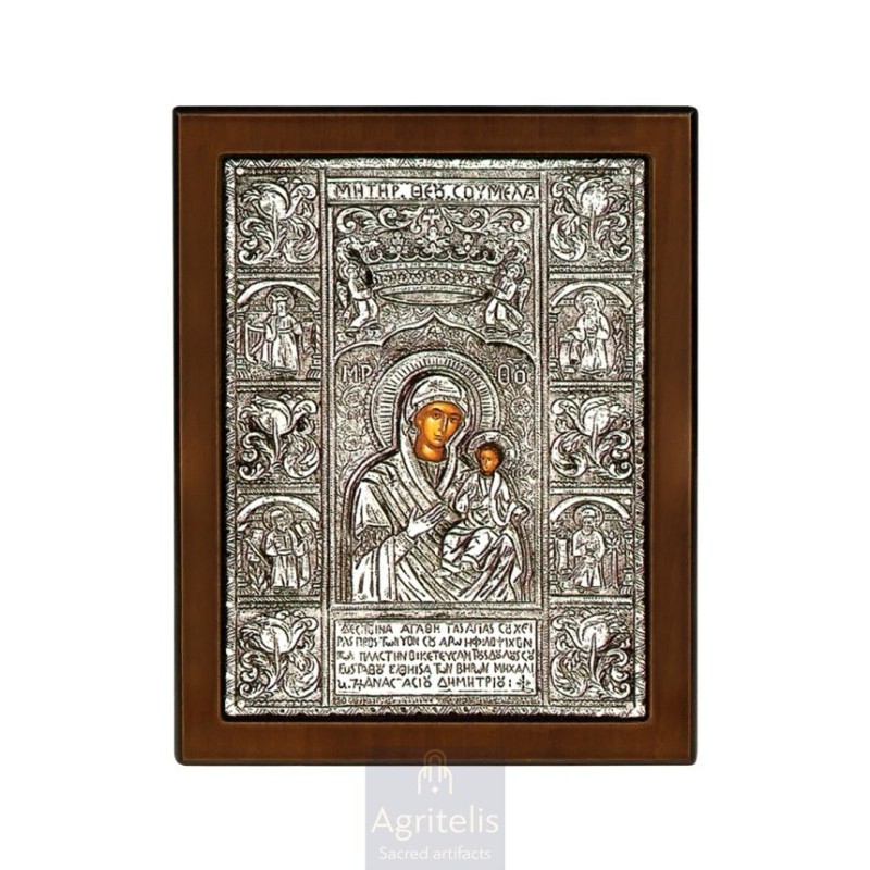 Silver Icon, Agritelis Sacred Artifacts, ieraskevi.com,  Virgin Mary the Expectant 23 x 17cm