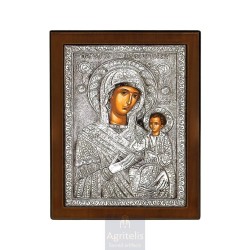 Silver Icon, Agritelis Sacred Artifacts, ieraskevi.com,  Virgin Mary the Expectant 23 x 17cm