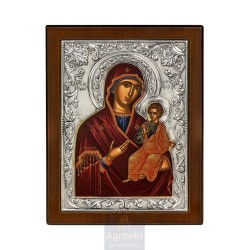 Silver Icon, Agritelis Sacred Artifacts, ieraskevi.com,  Virgin Mary the Expectant 23 x 17cm