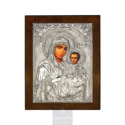 Silver Icon, Agritelis Sacred Artifacts, ieraskevi.com,  Virgin Mary the Expectant 23 x 17cm