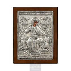 Silver Icon, Agritelis Sacred Artifacts, ieraskevi.com,  Virgin Mary the Expectant 23 x 17cm