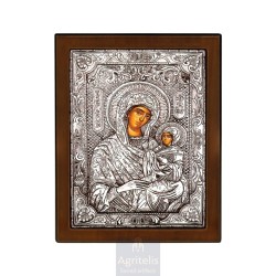 Silver Icon, Agritelis Sacred Artifacts, ieraskevi.com,  Virgin Mary the Expectant 23 x 17cm