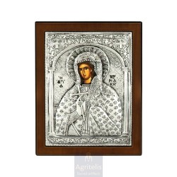 Silver Icon, Agritelis Sacred Artifacts, ieraskevi.com,  Virgin Mary the Expectant 23 x 17cm